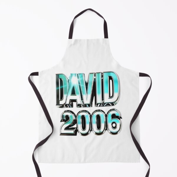 Item preview, David 2006 — Chrome 3D Name Design designed and sold by AlexLineArt.