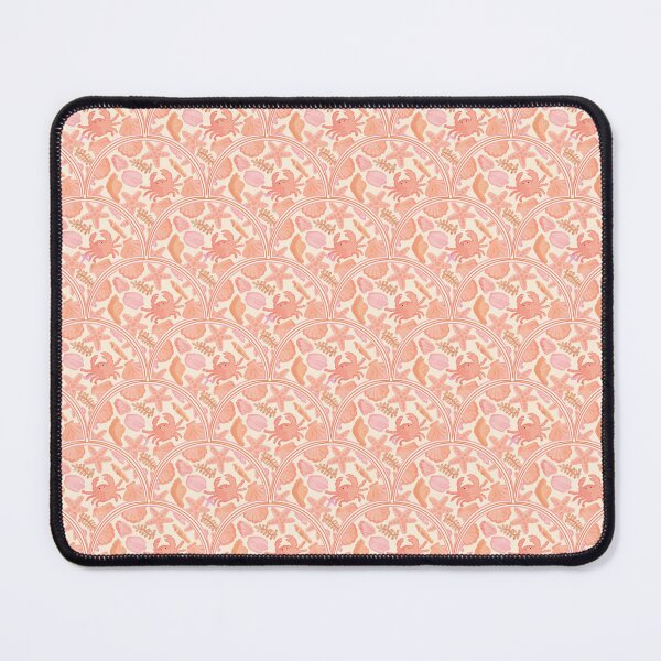 Item preview, Coral Crab and Shell pattern coastal designed and sold by Shop.Megwilliams.