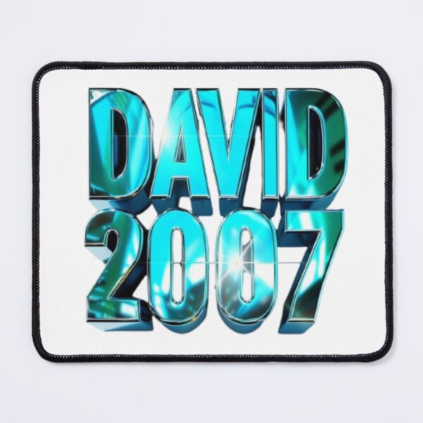 Item preview, David 2007 — Futuristic Chrome 3D Design designed and sold by AlexLineArt.