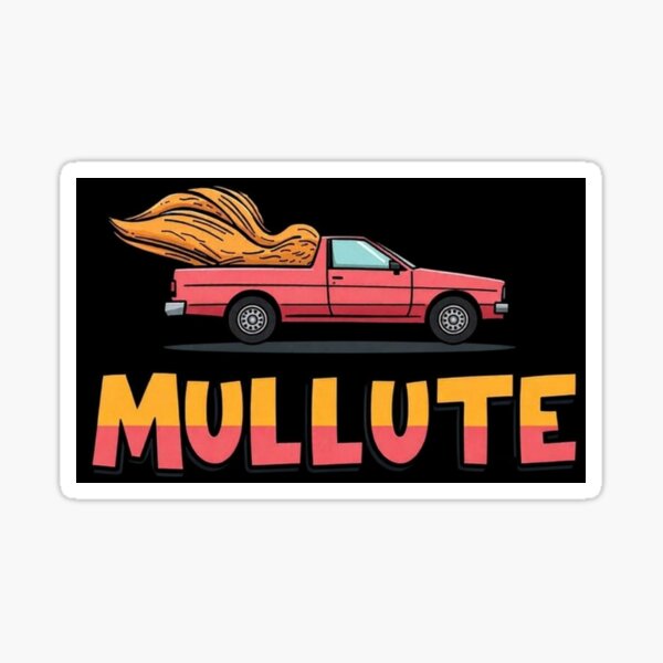 Autocollant Tête MIKE MULLETT - Neuf - Sticker Déco