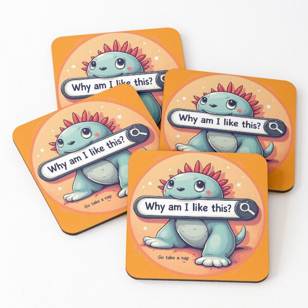 Item preview, A Dinosaur searching Why am I like this? designed and sold by BDLdesigns.