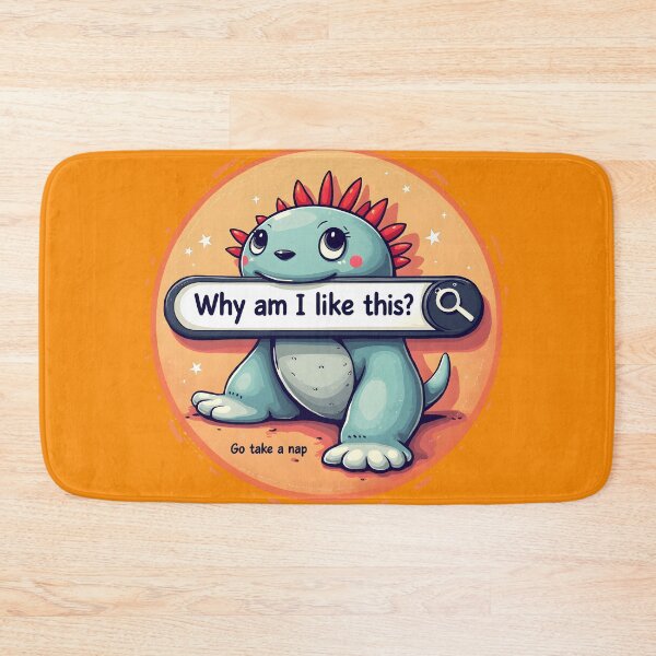 Item preview, A Dinosaur searching Why am I like this? designed and sold by BDLdesigns.