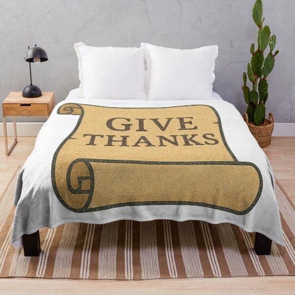 Item preview, Give Thanks Scroll Illustration designed and sold by Vendeloc.