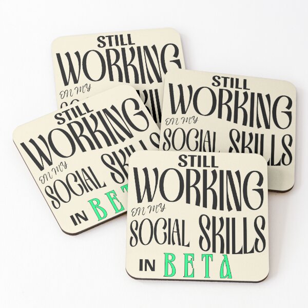 Item preview, Social Skills in Beta designed and sold by DitasGabs.