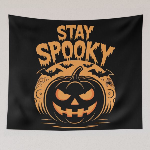 Item preview, Stay Spooky – Funny Halloween Pumpkin Design designed and sold by SoftStyleStudio ⭐⭐⭐.