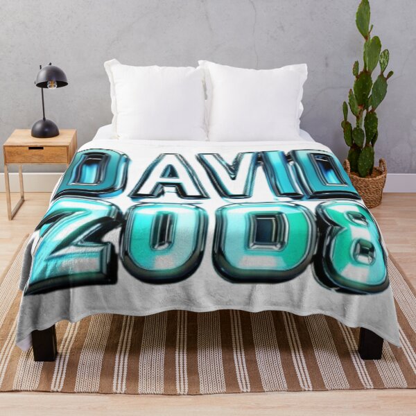Item preview, David 2008 — Chrome Blue 3D Text Design designed and sold by AlexLineArt.