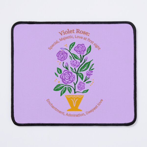 Item preview, Violet Roses in Orange Vase designed and sold by Brickroad Dsigns.