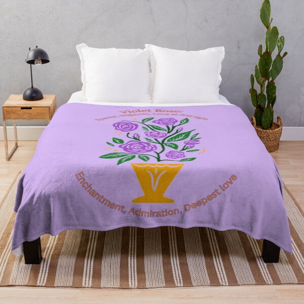 Item preview, Violet Roses in Orange Vase designed and sold by Brickroad Dsigns.