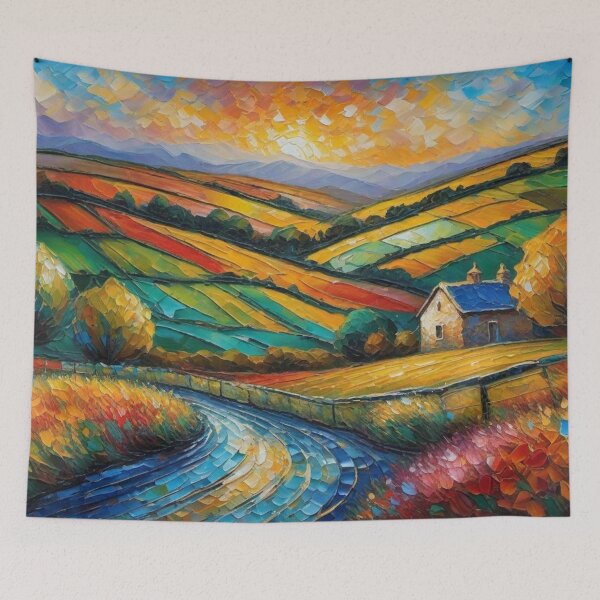 Item preview, Farmlands in Harvest Time designed and sold by afrancisCL.