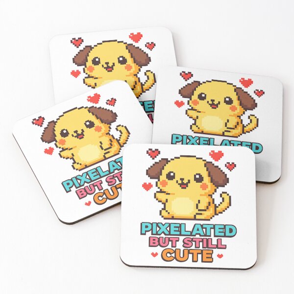 Item preview, Pixelated But Still Cute Dog - Retro Gamer Love Design. designed and sold by The-T-In-Retro.