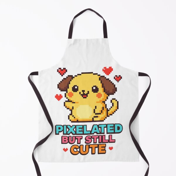 Item preview, Pixelated But Still Cute Dog - Retro Gamer Love Design. designed and sold by The-T-In-Retro.