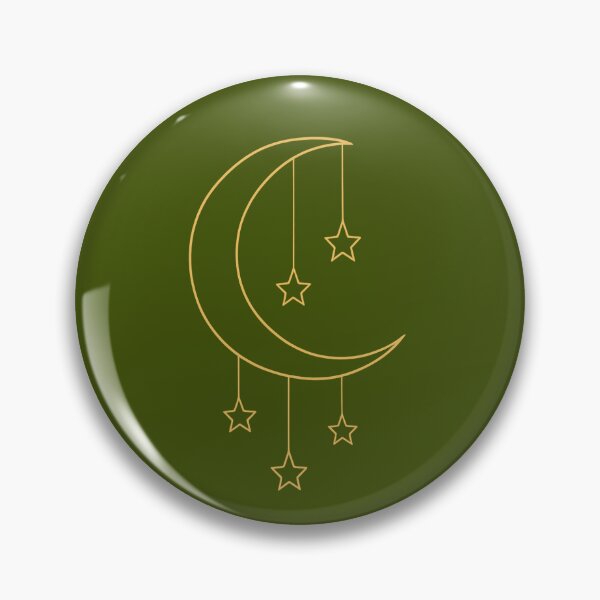 Item preview, Lua Crescente Minimalista com Estrelas Pendentes designed and sold by jaquelinedejff.