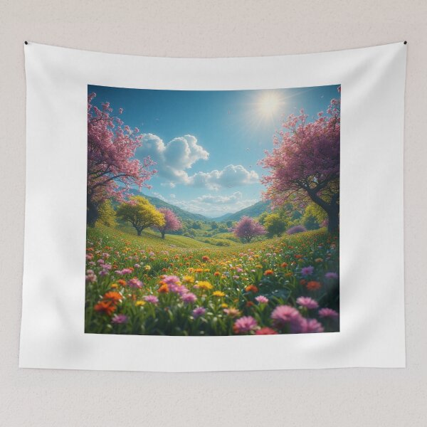 Item preview, "Primavera Radiante: O Vale das Cores Eternas" designed and sold by Gina84.