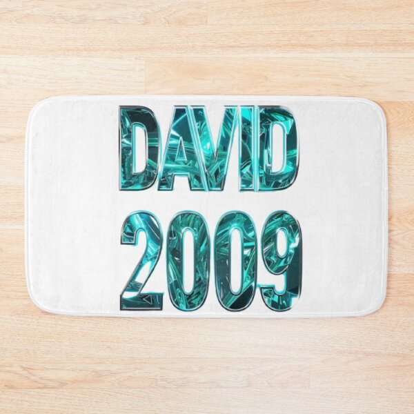 Item preview, David 2009 — Aqua Chrome 3D Design designed and sold by AlexLineArt.
