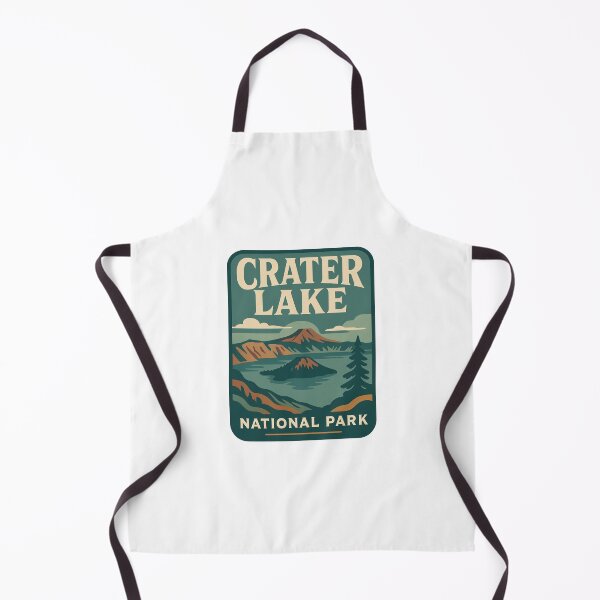 Item preview, Crater Lake National Park Retro Design designed and sold by Vendeloc.