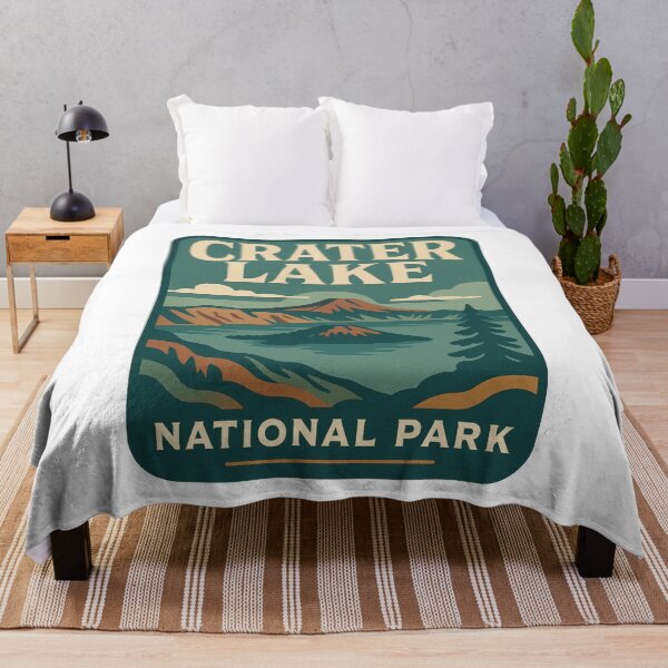 Item preview, Crater Lake National Park Retro Design designed and sold by Vendeloc.
