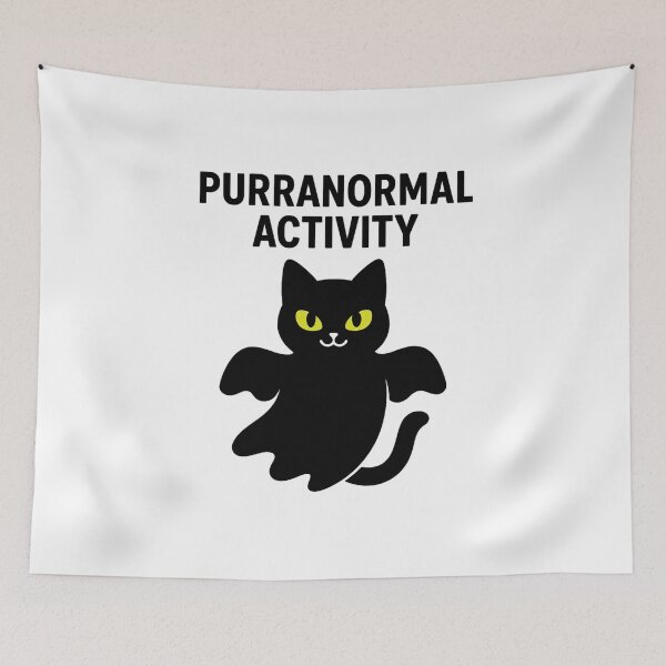 Item preview, Purranormal Activity - Black Cat designed and sold by CraftedHome.