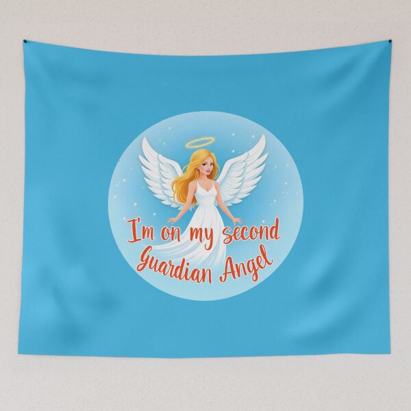 Item preview, I’m on My Second Guardian Angel designed and sold by BDLdesigns.