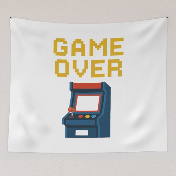 Item preview, Retro Arcade Game Over Pixel Art Design. designed and sold by The-T-In-Retro.