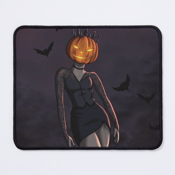 Item preview, The Pumpkin Queen – Spooky Pinup Art designed and sold by TheSpellboundArtist.