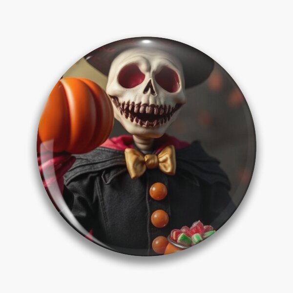 Item preview, Halloween skull character designed and sold by Artbyrealartist.