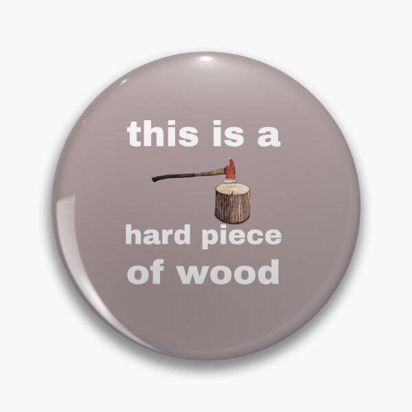 Item preview, this is a hard piece of wood t-shirt and accessories. designed and sold by blackbankmatter.