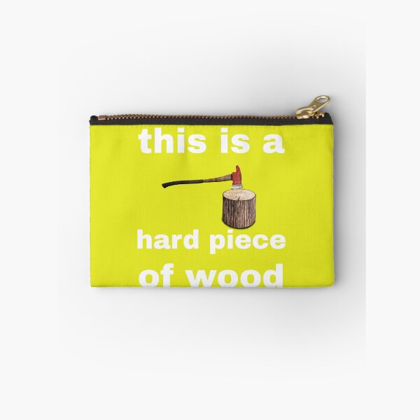 Item preview, this is a hard piece of wood t-shirt and accessories. designed and sold by blackbankmatter.