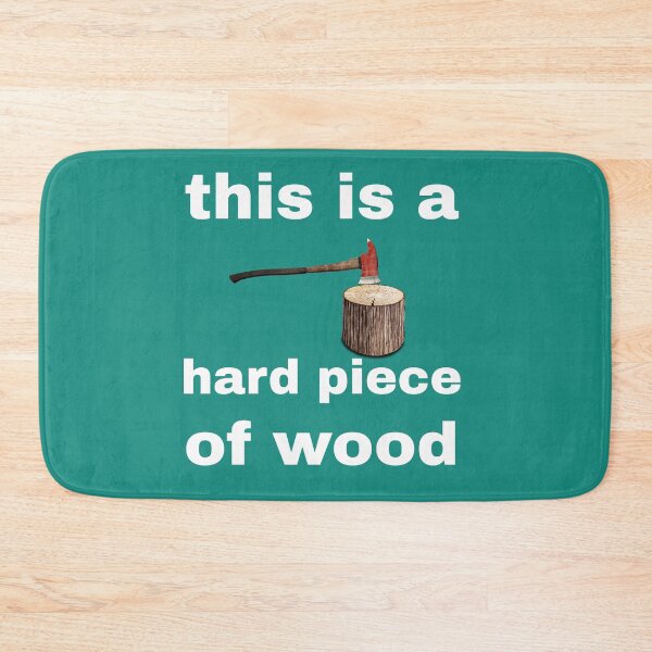 Item preview, this is a hard piece of wood t-shirt and accessories. designed and sold by blackbankmatter.