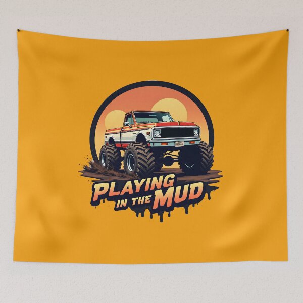 Item preview, Monster  Truck Playing in the Mud designed and sold by BDLdesigns.