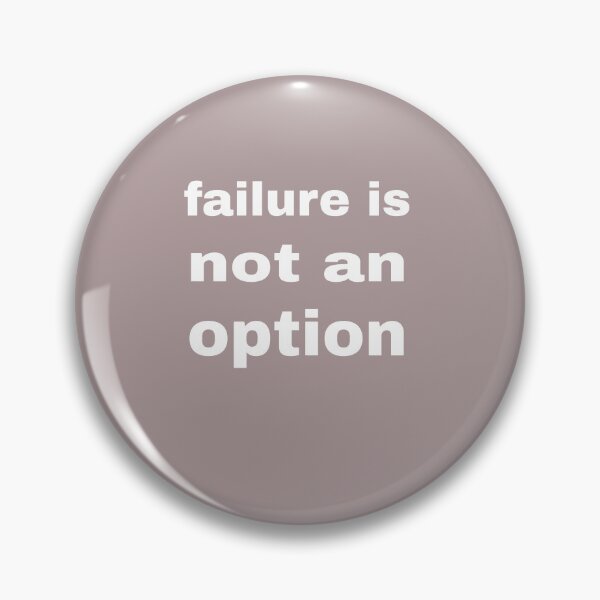 Item preview, failure is not an option, t-shirt and accessories designed and sold by blackbankmatter.