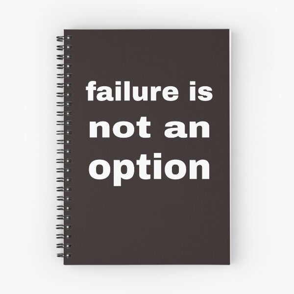 Item preview, failure is not an option, t-shirt and accessories designed and sold by blackbankmatter.