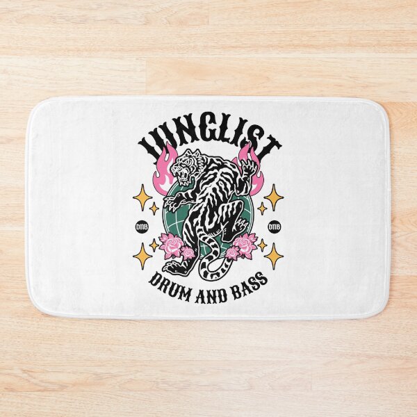 Item preview, JUNGLIST  - Tattoo Tiger Vibes (Black) designed and sold by Discothreadz.