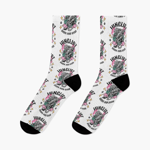 Item preview, JUNGLIST  - Tattoo Tiger Vibes (Black) designed and sold by Discothreadz.