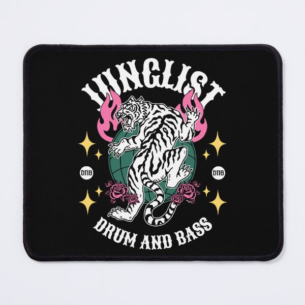 Item preview, JUNGLIST  - Tattoo Tiger Vibes (White)  designed and sold by Discothreadz.