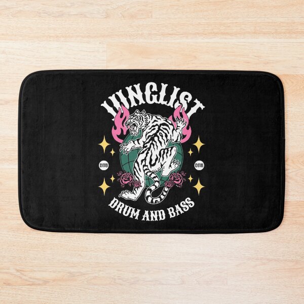 Item preview, JUNGLIST  - Tattoo Tiger Vibes (White)  designed and sold by Discothreadz.
