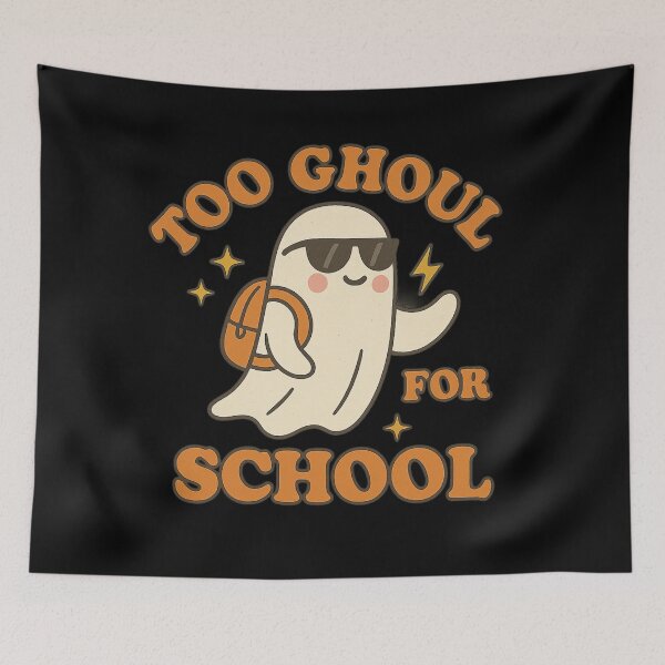 Item preview, Too Ghoul for School – Cool Kawaii Ghost Halloween Design designed and sold by AddictiveDesign.