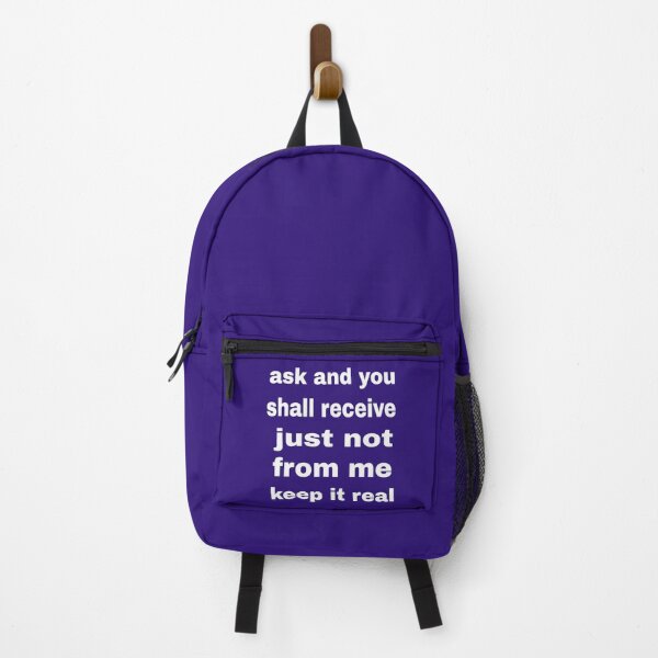 Item preview, ask and you shall receive just not from me keep it real accessories designed and sold by blackbankmatter.