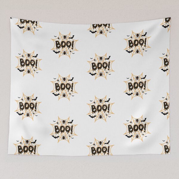 Item preview, BOO! Halloween Spider Web Design designed and sold by FloraMyst.