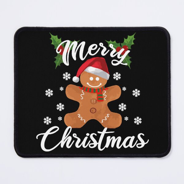 Item preview, Merry Christmas Happy Santa Gingerbread Man Cookie designed and sold by Dmetalx Art Apparel.