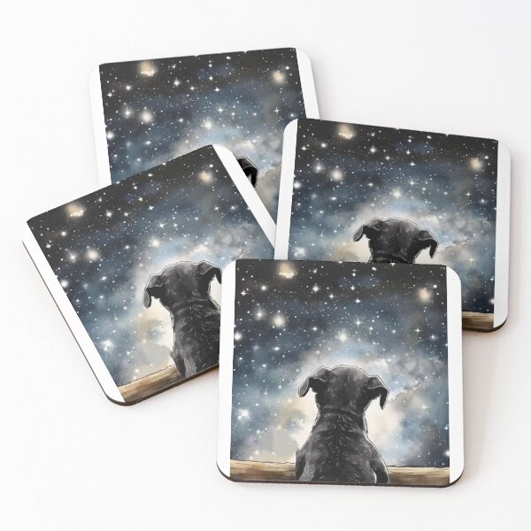 Item preview, Little dog making a wish to the sky designed and sold by Wonderfull-76.