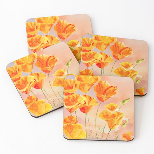 Item preview, Poppies at sunrise designed and sold by Artbydekloe.