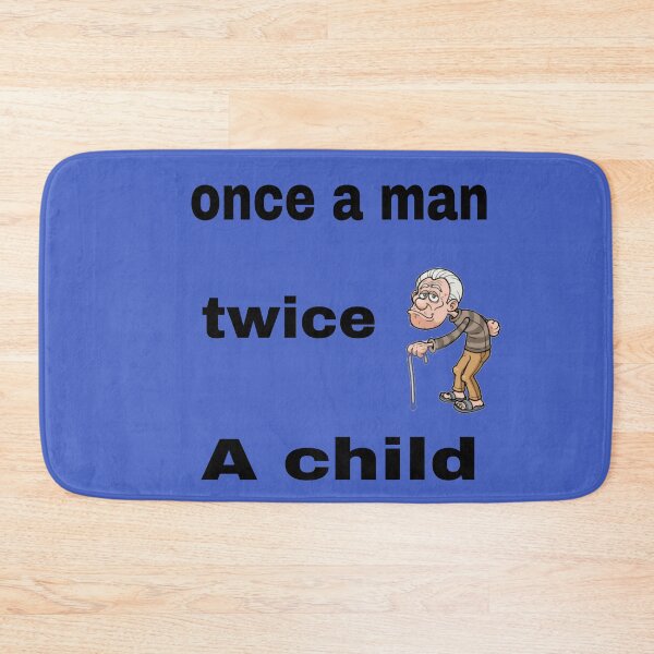 Item preview, once a man twice a child apparel accessories designed and sold by blackbankmatter.