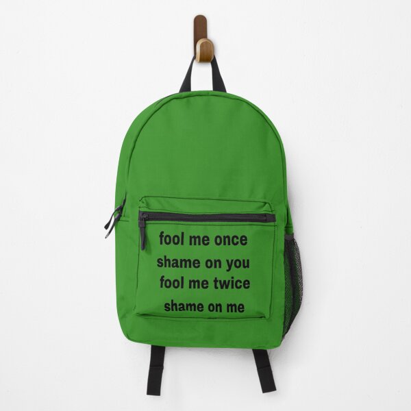 Item preview, fool me once shame on you fool me twice shame on me designed and sold by blackbankmatter.