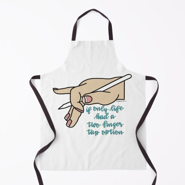 Item preview, If only life had a two finger tap option (procreate humor) designed and sold by My Teal Dreams.