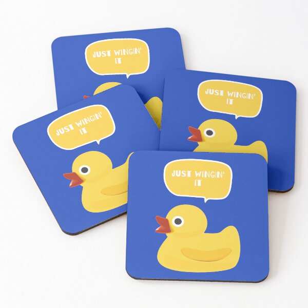 Item preview, Just Wingin' It Funny Duck Design designed and sold by RicLaw.