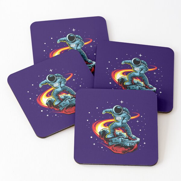 Item preview, Astronaut space hovercraft having fun on the moon designed and sold by Joncasmiart.