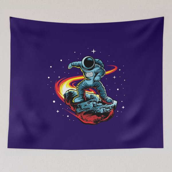 Item preview, Astronaut space hovercraft having fun on the moon designed and sold by Joncasmiart.