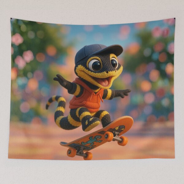 Item preview, Skater Banded Krait Snake designed and sold by Sillytoe.