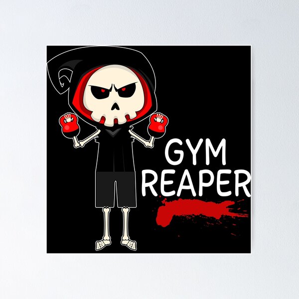 Gym Reaper, Fitness Grim Reaper Training Coffee Mug by Anziehend