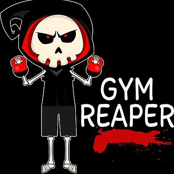 Gym Reaper, Fitness Grim Reaper Training Coffee Mug by Anziehend